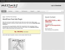 Tablet Screenshot of maximus.warungwebsite.com